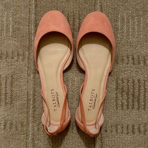 Talbots Pink Slingback Flats